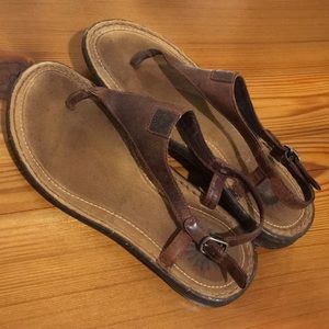 Ugg leather sandals